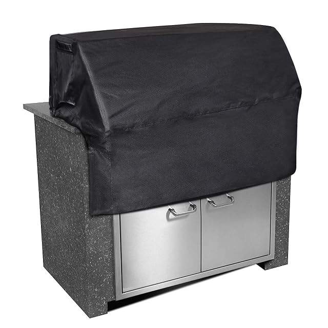 iCOVER 58 inch black waterproof barbecue grill cover