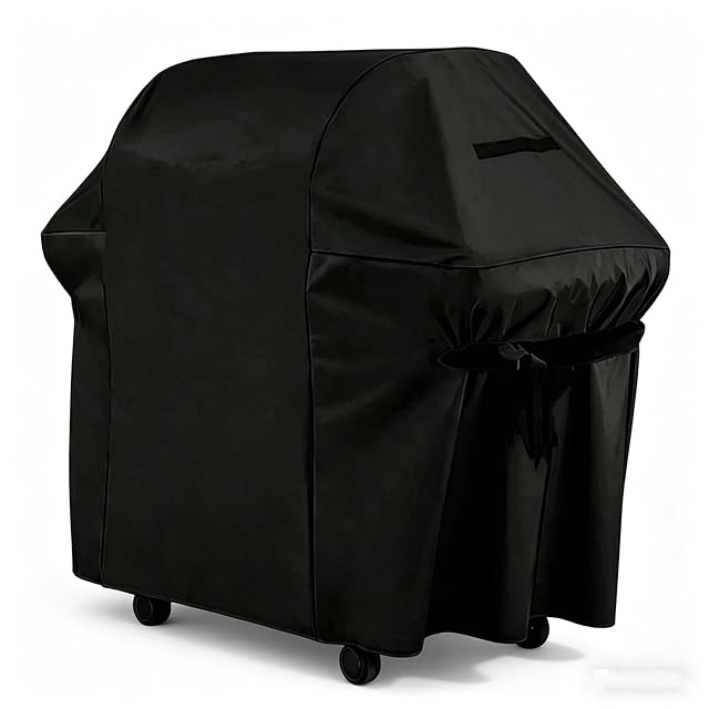 YWWQYBYQ 56 inch heavy duty waterproof gas grill cover with adjustable strap