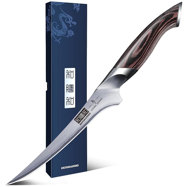 HOSHANHO 18 cm high-carbon fillet and boning knife