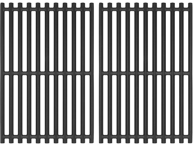 EasiBBQ cast iron cooking grate for Dyna-Glo BBQ grill two pack porcelain coated
