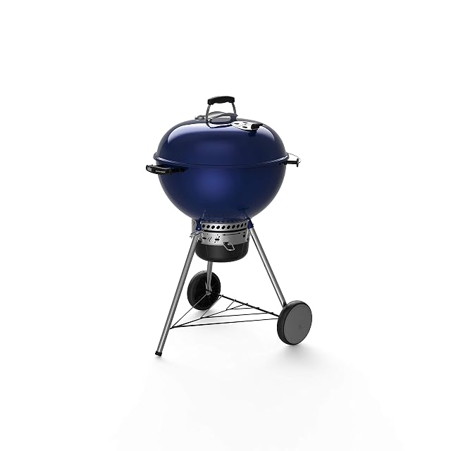 Weber Master-Touch 22 inch charcoal grill in Deep Ocean Blue