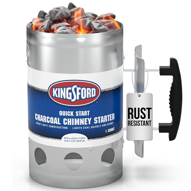 Kingsford heavy duty large capacity charcoal chimney starter