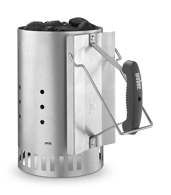 Weber Rapidfire chimney starter standard in silver