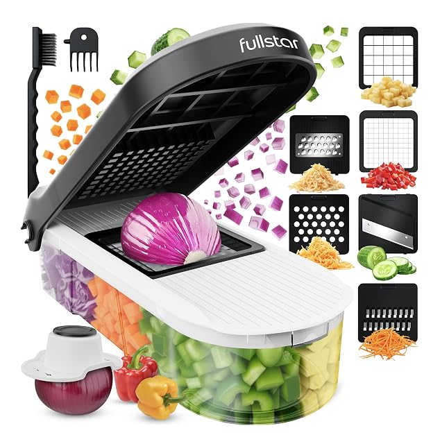 fullstar Pro Core mandoline and vegetable chopper with container