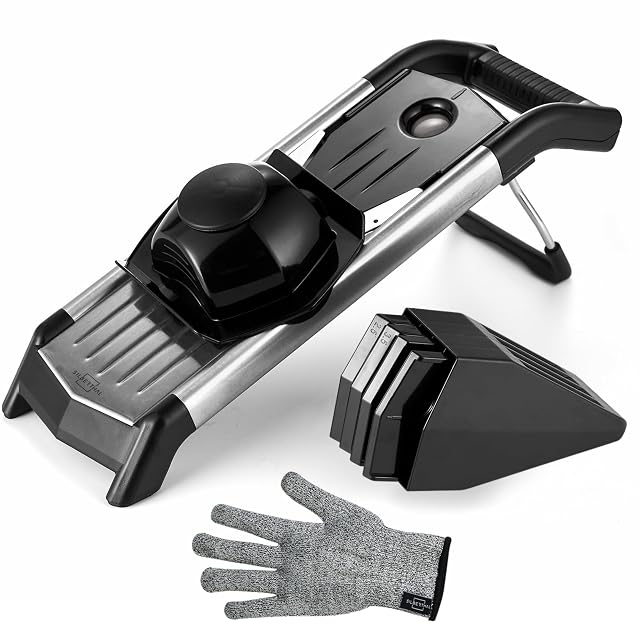 SILBERTHAL PA1373 V-blade mandoline with inserts