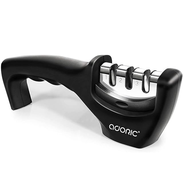 Adoric 3-stage manual knife sharpener