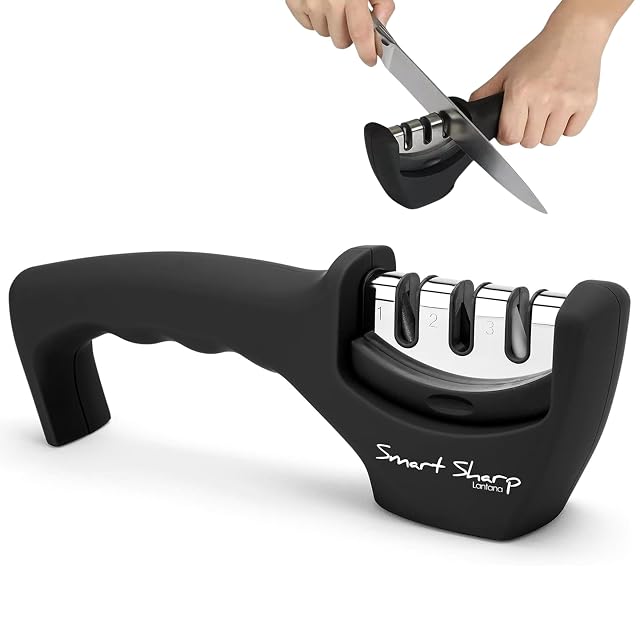 Lantana Smart Sharp 3-stage manual knife sharpener