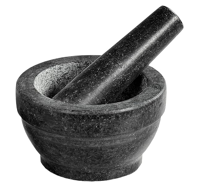Kesper 71501 granite mortar and pestle, 16 cm