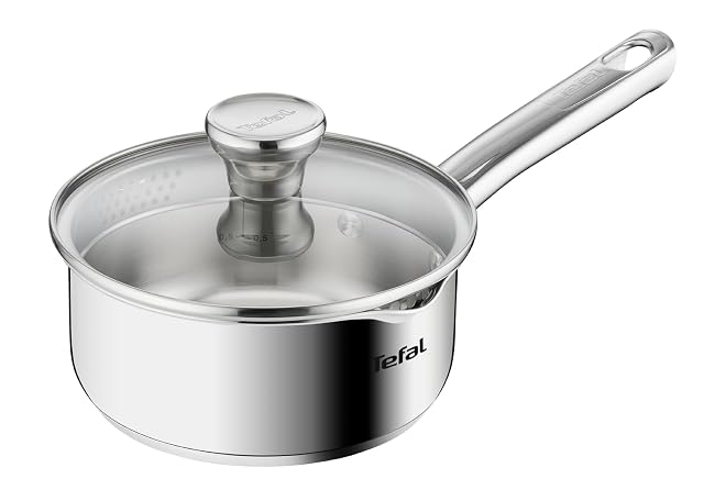 Tefal Duetto A70522 16 cm stainless saucepan with straining lid