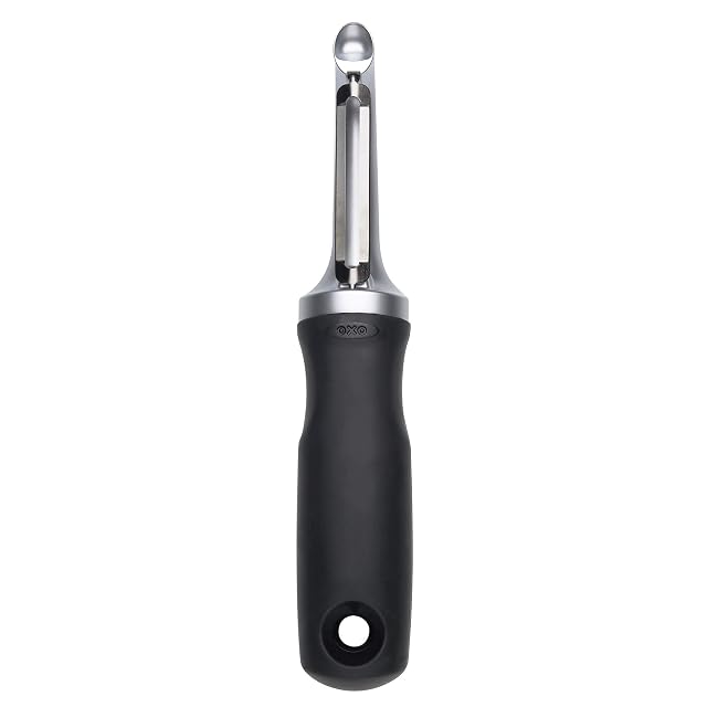 OXO Good Grips Pro swivel peeler with die-cast zinc body
