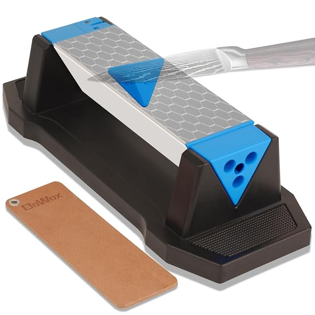 DOWOX SD1 Pro three-sided diamond and ceramic sharpening stone